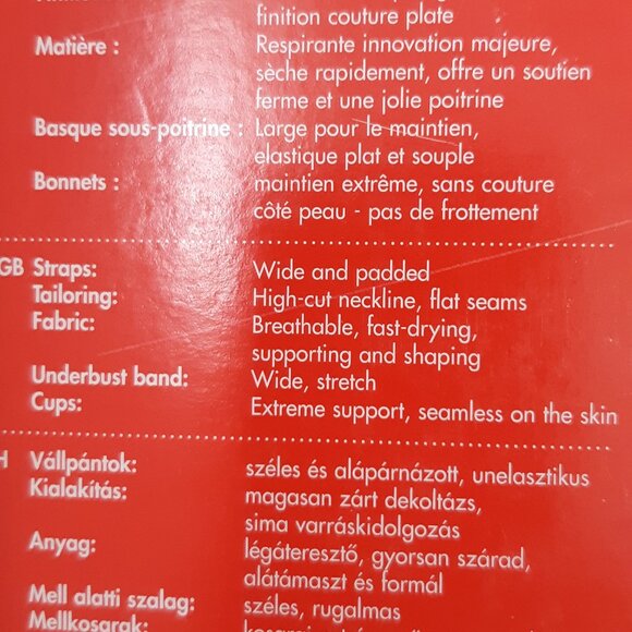 Anita 5529  Sport Bra  30C   Momentum Maximum Support  Black  Wire-Free W… - Picture 5 of 5